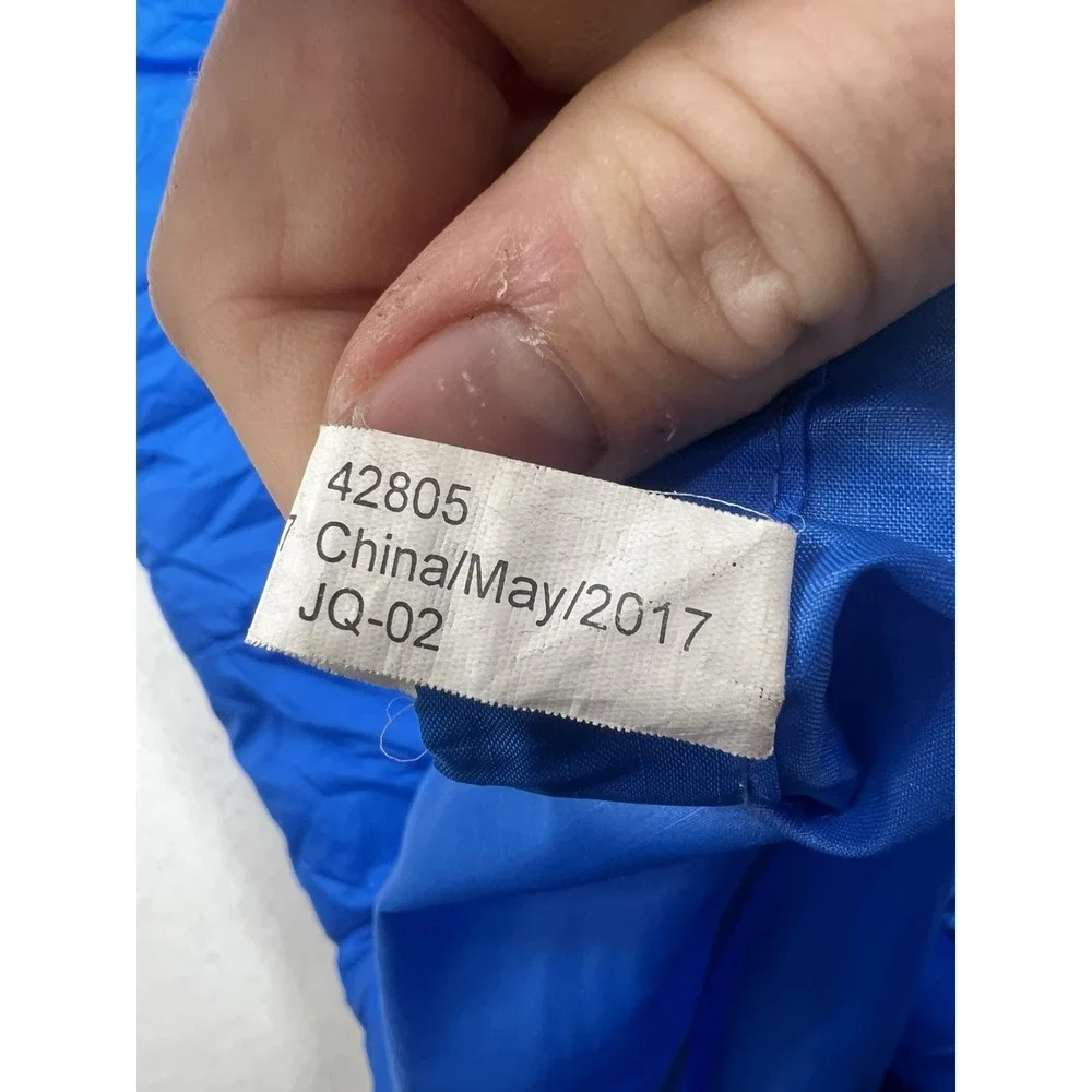 Youth Boy's REI Co-Op Kindercone 30º Blue Mummy RH Zip Sleeping Bag 70x50 EUC